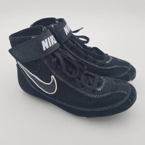 Nike SpeedSweep 7 Black Kids Youth Size 3 Wrestling Shoes 366684-001 READ